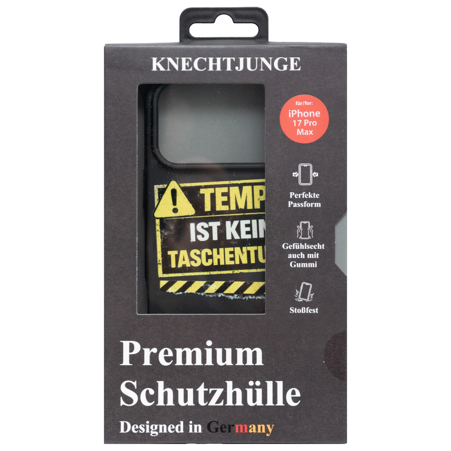I Phone Schutzhülle (Tempo ist kein Taschentuch)