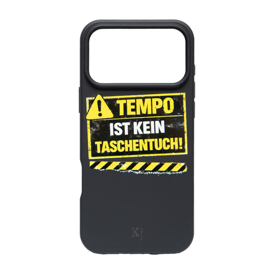 I Phone Schutzhülle (Tempo ist kein Taschentuch)